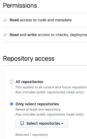 Grant Github repository access to Cloudflare